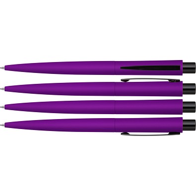 uma® LUMOS M GUM Druckkugelschreiber, violett