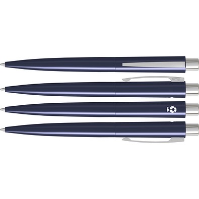 uma® LUMOS RECY Druckkugelschreiber, dunkelblau