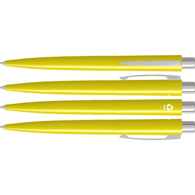 uma® LUMOS RECY Druckkugelschreiber, gelb