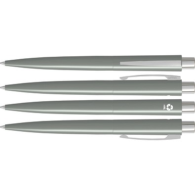 uma® LUMOS RECY Druckkugelschreiber, grau