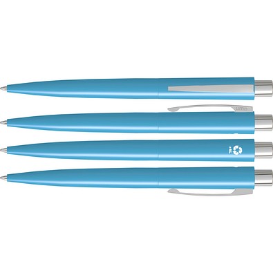 uma® LUMOS RECY Druckkugelschreiber, hellblau