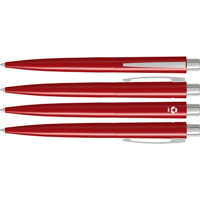 uma® LUMOS RECY Druckkugelschreiber, rot