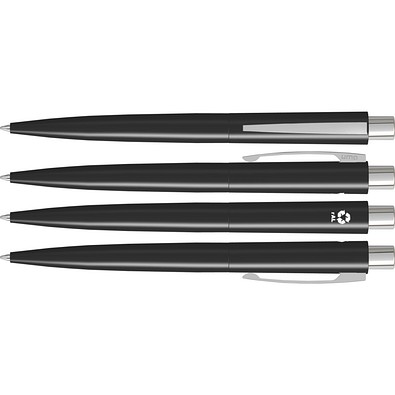 uma® LUMOS RECY Druckkugelschreiber, schwarz