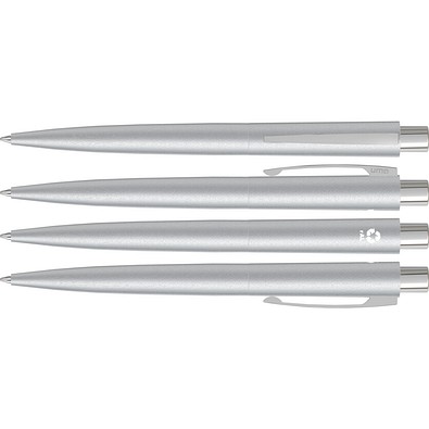 uma® LUMOS RECY Druckkugelschreiber, silber