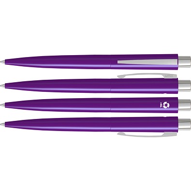 uma® LUMOS RECY Druckkugelschreiber, violett