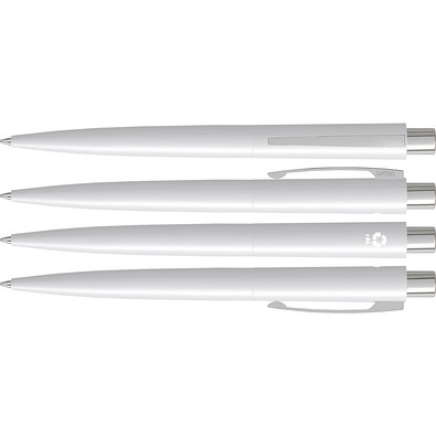 uma® LUMOS RECY Druckkugelschreiber, weiss