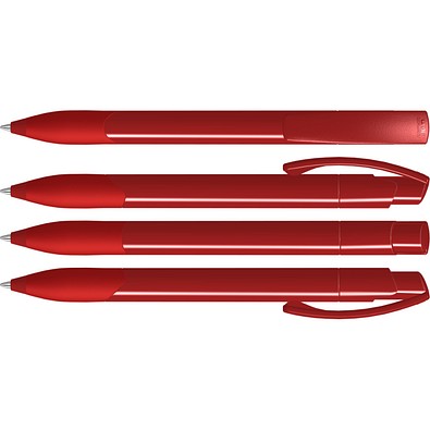 uma® OMEGA grip Druckkugelschreiber, rot