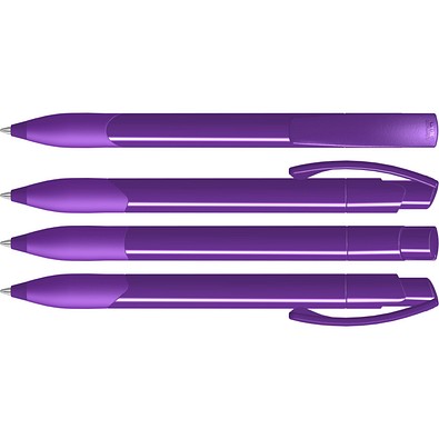 uma® OMEGA grip Druckkugelschreiber, violett