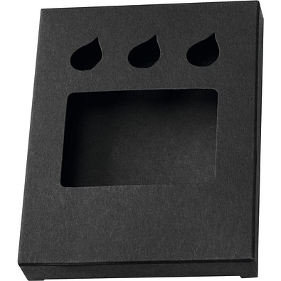 uma® PAPPFALTSCHACHTEL VERPACKUNG Etui, schwarz
