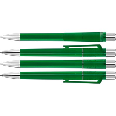 uma® PEPP transparent SI Druckkugelschreiber, dunkelgrün