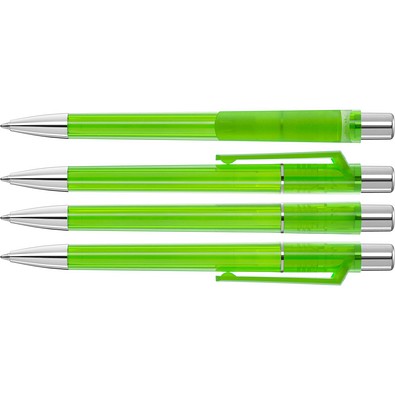 uma® PEPP transparent SI Druckkugelschreiber, hellgrün