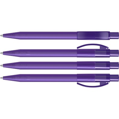 uma® PIXEL frozen Druckkugelschreiber, dunkelviolett
