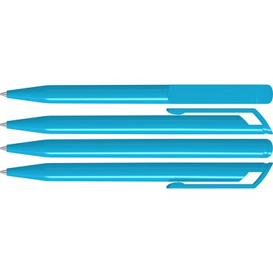 uma® POP Drehkugelschreiber, cyan