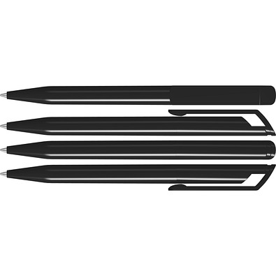 uma® POP Drehkugelschreiber, schwarz