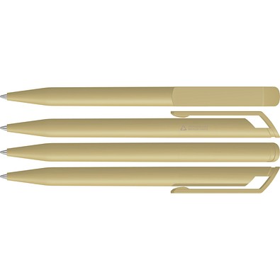 uma® POP RECY Drehkugelschreiber, beige