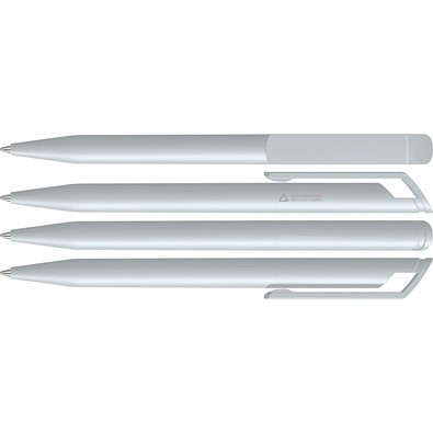 uma® POP RECY Drehkugelschreiber, grau