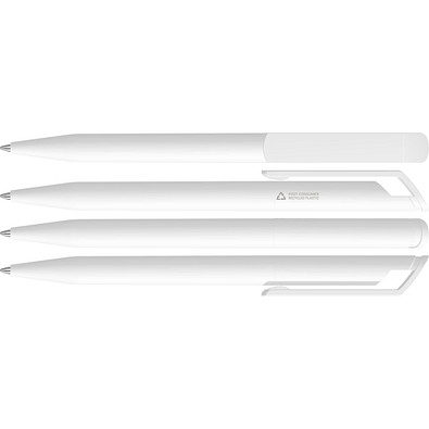 uma® POP RECY Drehkugelschreiber, weiss