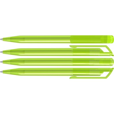 uma® POP transparent Drehkugelschreiber, hellgrün