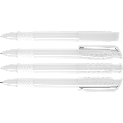 uma® PRIMA Druckkugelschreiber, weiss