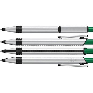 uma® RECYCLED PET PEN ALUMA Druckkugelschreiber, dunkelgrün
