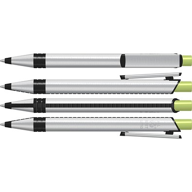 uma® RECYCLED PET PEN ALUMA Druckkugelschreiber, hellgrün