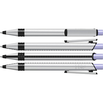 uma® RECYCLED PET PEN ALUMA Druckkugelschreiber, hellviolett