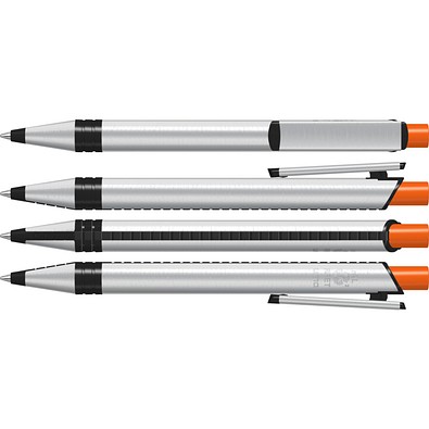uma® RECYCLED PET PEN ALUMA Druckkugelschreiber, orange