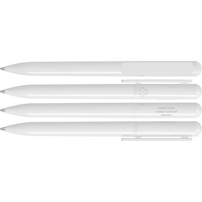 uma® PET PEN CHANGE ocean Drehkugelschreiber, weiss