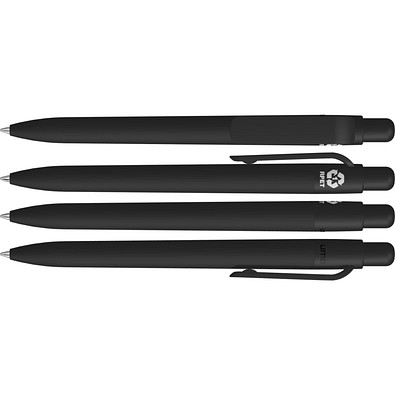 uma® RECYCLED PET PEN FUTURE F GUM Druckkugelschreiber, schwarz