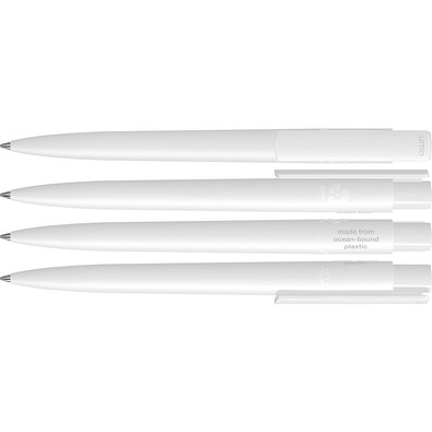 uma® PET PEN PRO F ocean Druckkugelschreiber, weiss