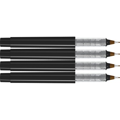 uma® RECYCLED PET PEN PRO FL Fineliner, braun