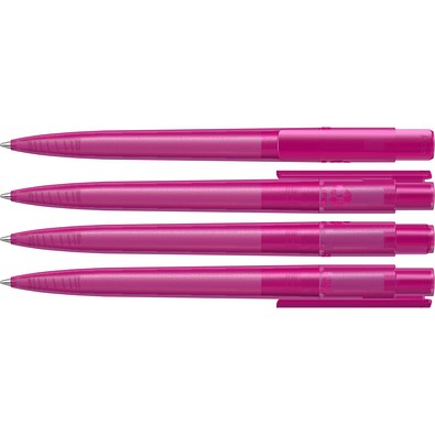 uma® RECYCLED PET PEN PRO frozen Druckkugelschreiber, magenta