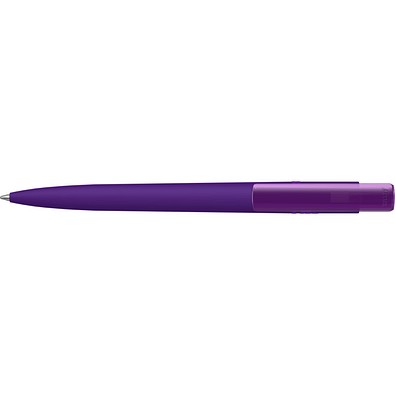 uma® RECYCLED PET PEN PRO K transparent GUM Druckkugelschreiber, dunkelviolett