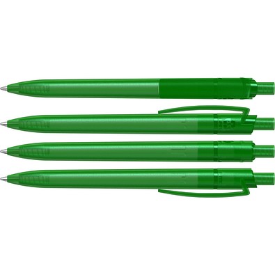 uma® PET PEN STEP frozen Druckkugelschreiber, grün