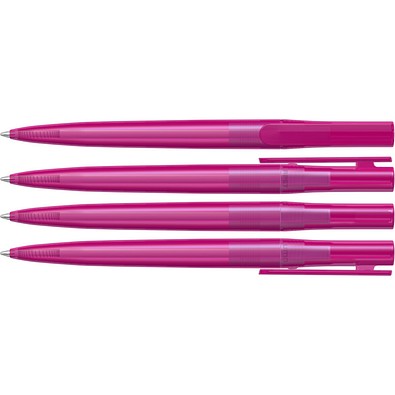uma® RECYCLED PET PEN switch transparent Drehkugelschreiber, magenta