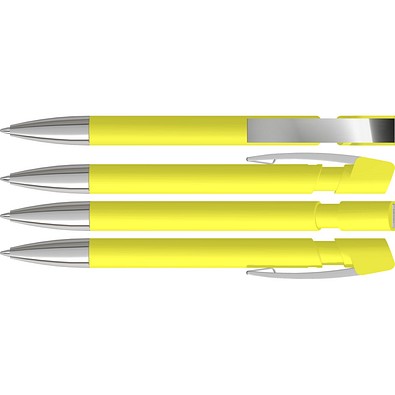 uma® SKY M SI GUM Druckkugelschreiber, gelb