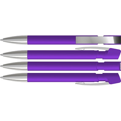 uma® SKY M SI GUM Druckkugelschreiber, violett