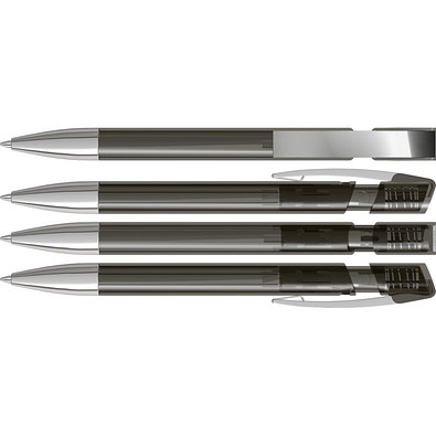 uma® SKY transparent M SI Druckkugelschreiber, anthrazit