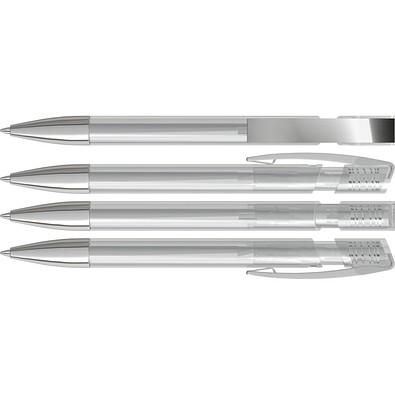 uma® SKY transparent M SI Druckkugelschreiber, klar