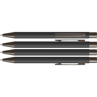 uma® STRAIGHT Druckkugelschreiber, gun