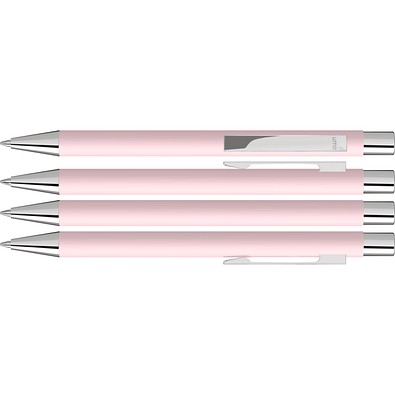 uma® STRAIGHT SI GUM Druckkugelschreiber, pastell rosa