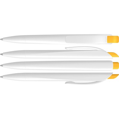 uma® STREAM Druckkugelschreiber, ocker