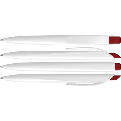 uma® STREAM Druckkugelschreiber, rot