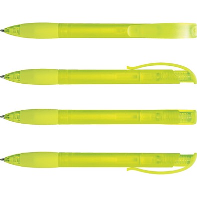 uma® SUNNY frozen Druckkugelschreiber, gelb