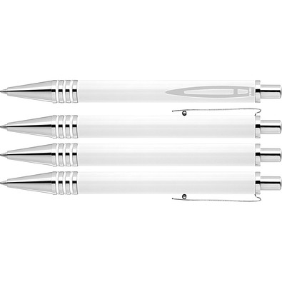 uma® SUPREME Druckkugelschreiber, weiss