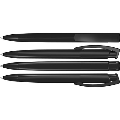 uma® TRINITY Druckkugelschreiber, schwarz