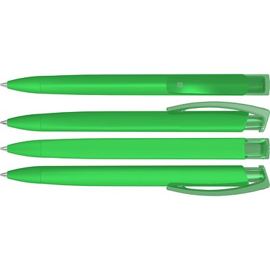 uma® TRINITY K transparent RECY Druckkugelschreiber, hellgrün