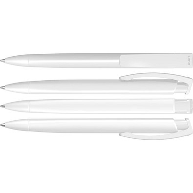 uma® TRINITY RECY Druckkugelschreiber, weiss