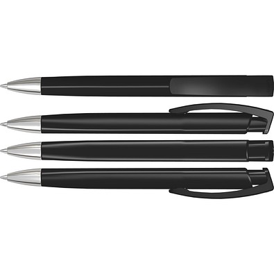 uma® TRINITY SI Druckkugelschreiber, schwarz