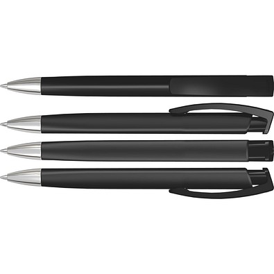 uma® TRINITY SI RECY Druckkugelschreiber, schwarz